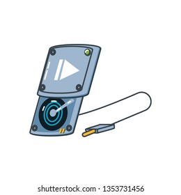 music player device isolated icon