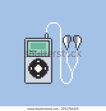 MUSIC PLAYER DEVICE PIXEL ART