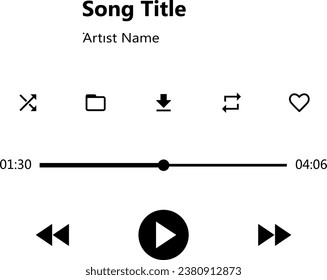 Music Player Digital EPs Vector graphics File