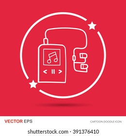 music player doodle
