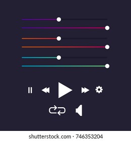 Music Player. eps10.
