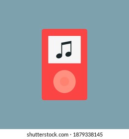 Music player. Flat design.Illustration
vector eps 10