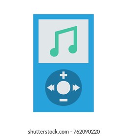 music player flat icon