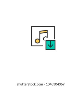 Music Player icon design. Interaction icon vector illustration