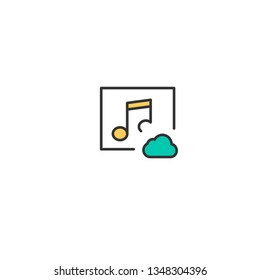 Music Player icon design. Interaction icon vector illustration