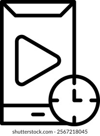 Music Player Icon Element For Design