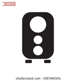 Music player icon isolated. Portable music device. Icon concept. Vector Illustration.