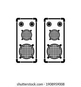 music player icon set vector sign symbol