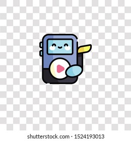 music player icon sign and symbol. music player color icon for website design and mobile app development. Simple Element from music collection for mobile concept and web apps icon.