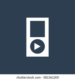  Music player icon vector