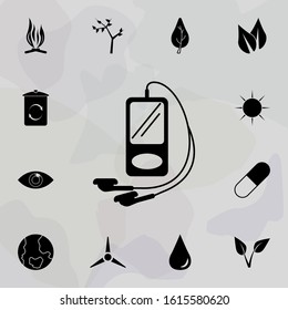 Music player icon. Web icons universal set for web and mobile