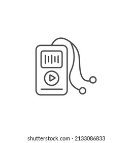 music player icons  symbol vector elements for infographic web