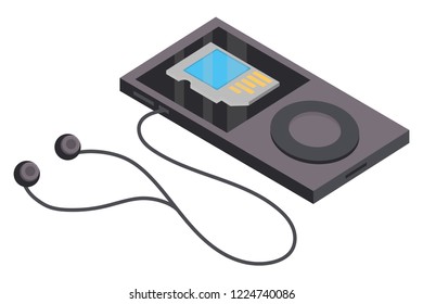 Music player isometric