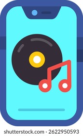 Music player Line vector Icon Design