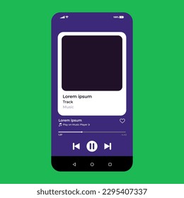 Music Player Mockup. Isolated Handphone Application. Spotify Display template. Joox. Apple. Iphone. Google Music. SoundCloud. YouTube Music. Iphone. Android. UI. UX. User interface user experience.