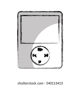 music player mp3 icon vector illustration design