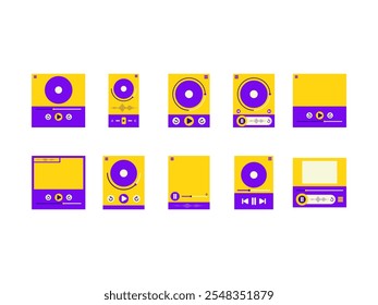 Music Player UI Element Set 