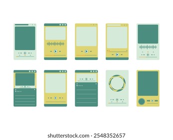 Music Player Ui Element Set 