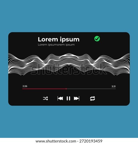 Music Player UI Vector. Audio Media Player Widget. Music Platform Sample. Spotify Display template. Joox. Apple. Iphone. Google Music. SoundCloud. YouTube Music. Iphone. Android. UI. UX. User interface user experience.