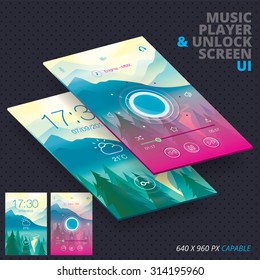 Music Player & Unlock Screen For Iphon, Ipade, Ipode 