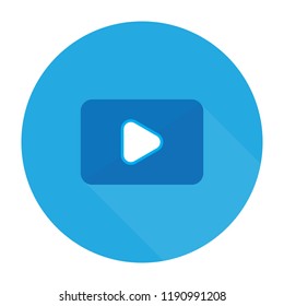 Music player vector flat icon