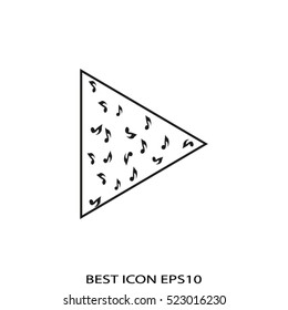 Music, music, player, vector icon, eps10