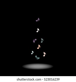 Music, music, player, vector icon, eps10