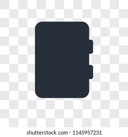 Music player vector icon isolated on transparent background, Music player logo concept