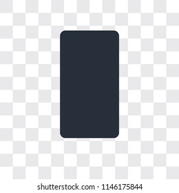 Music player vector icon isolated on transparent background, Music player logo concept