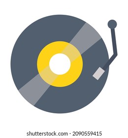 Musikplayer-Vektorsymbol Isolationales Vektorsymbol, das leicht modifiziert oder bearbeitet werden kann


