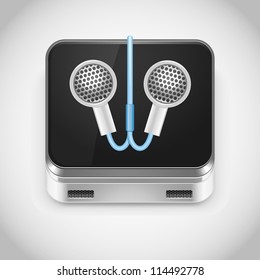 music player vector icon xxl