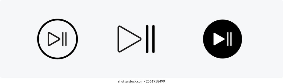 Music player in vector. modern playback of music application.