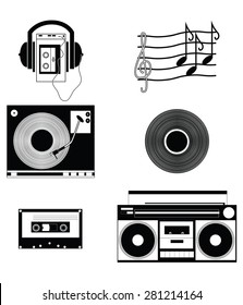 Music players and components vol 1 black and white 