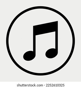 Music playlist icon vector illustration