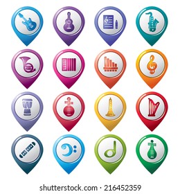 Music Pointer Icons