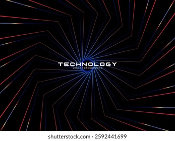 Music poster design background. Electro Sound Cover template with dynamic abstract gradient circular geometric shapes and lines for social media, technology, digital, flyer, party, festival, club, etc
