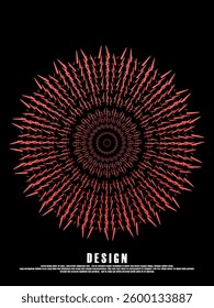 Music poster design background. Electro Sound Cover template with dynamic abstract gradient circular geometric shapes and lines for social media, technology, digital, flyer, party, festival, club, etc