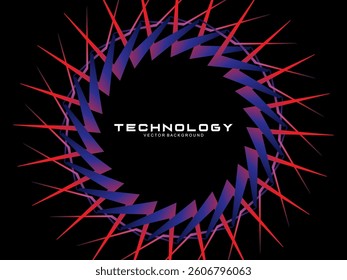 Music poster design background. Electro Sound Cover template with dynamic abstract gradient circular geometric shapes and lines for social media, technology, digital, flyer, party, festival, club, etc
