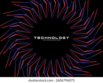 Music poster design background. Electro Sound Cover template with dynamic abstract gradient circular geometric shapes and lines for social media, technology, digital, flyer, party, festival, club, etc