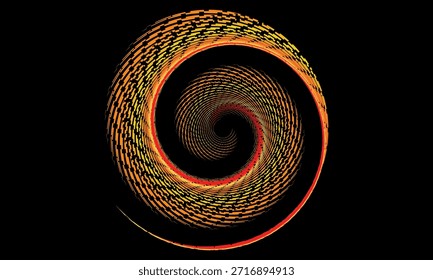 Music poster design background. Electro Sound Cover Template with dynamic abstract gradient circular geometric line shapes for t-shirt screen printing, technology, digital, party, festival and club.