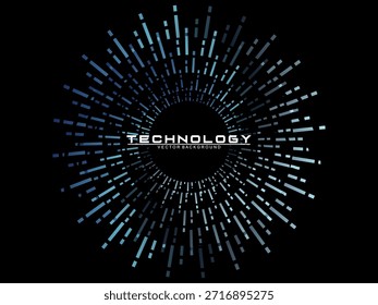 Music poster design background. Electro Sound Cover template with dynamic abstract gradient circular geometric shapes and lines for social media, technology, digital, flyer, party, festival, club, etc