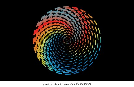 Fondo de diseño de póster de música. Electro Sound Cover Plantilla con gradiente abstracto dinámico Formas geométricas circulares y líneas para redes sociales, tecnología, digital, volante, fiesta, festival, club, etc