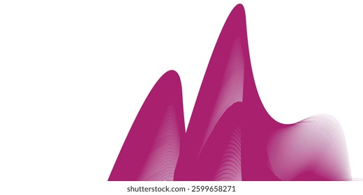 Music poster design background vector set. Electro Sound Cover template with vibrant abstract gradient geometric shape and line wave. Ideal design for social media, flyer, party, music festival, club.