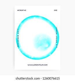 Music poster. Fluid holographic gradient shape and line. Abstract brochure design for techno show. Electronic sound. Night lifestyle dance holiday. Music poster and flyer for summer fest.