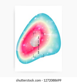 Music poster. Fluid holographic gradient shape and line. Electronic sound. Night lifestyle dance holiday. Futuristic presentation layout for trance event. Music poster and flyer for summer fest.