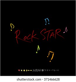 Music poster / Hand drawn music illustration - vector