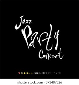 Music poster / Hand drawn music illustration - vector