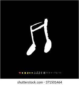 Music poster / Hand drawn music illustration - vector