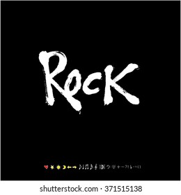 Music poster / Hand drawn music illustration - vector