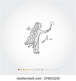Music poster / Hand drawn music illustration - vector
